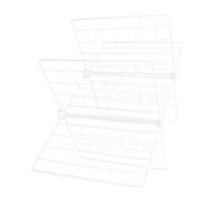 DIYEAH Metal Freezer Divider Rack 6 Compartments Chest Freezer Organizer Shelf Separator for Kitchen Storage Sturdy Metal Wire Food Storage Partition for Refrigerator