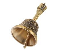 DIYEAH Metal Hand Bell for Teachers and Seniors with Loud Sound, Resistant to Damage, Versatile Use for Classroom, Escape Rooms, Reception and Hotel Service