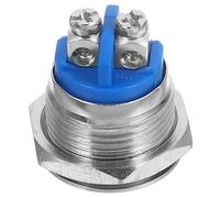 DIYEAH Metal Push Button Switch Self Locking Momentary Push Button Switch Iron, for Electronic Devices, Industrial and Automotive Use