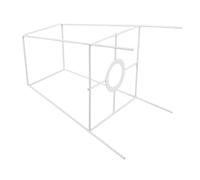 DIYEAH Metal Wire Lampshade DIY Table Lamp Frame DIY Pendant Light Frame Lamp Shade Structure White