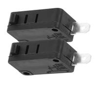 DIYEAH Micro Switch 2-Pin Normally Open Design Stability and Universal Compatibility for Microwave Oven Door Repair in Household Appliances 2Pcs