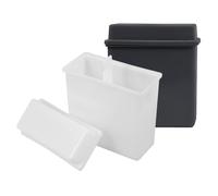 DIYEAH Microscope Slide Holders for High-volume Staining Needs for User-friendly Design 2set Plastic with Staining Jar and Retrieval Box, Versatile Laboratory Research and Biology