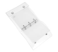 DIYEAH Mini A8 3-Ring Binder with Snap Button, Soft Loose Leaf Cover, 21pcs Set with 20 Binder Pockets for Travel and Budget Organizing