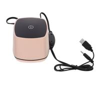 DIYEAH Mini Computer Speaker 3w USB Powered Stereo Sound Desktop | Pink Plastic Build, Volume Control, Compact Design, Home and Office Use, Saves Desk Space