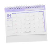 DIYEAH Mini Desk Calendar Standing Flip Calendar for Daily Planning and Organizing July December for Home Office Decor and Students