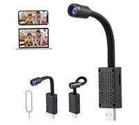 DIYEAH Mini Indoor Security Camera with Motion and Remote Viewing, Compact Usb Home Monitor for Household Surveillance, 720p Night Vision Smart Camera for Indoor Use Random Style