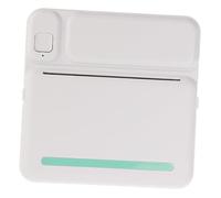 DIYEAH Mini Pocket Photo Printer Wireless Label Maker with Wireless Connection Compact Multifunctional Wrong Question Printer for Students with 5 Rolls of Paper for School and Home Use