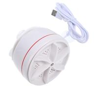 DIYEAH Mini Portable Washing Machine White Pp Material Travel Personal Laundry Machine Easy to Install Time-saving Washer for Business Trips and Travel
