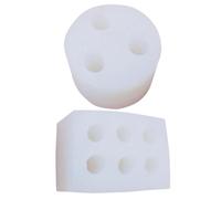 DIYEAH Mini Twisted Taper Silicone Candle Molds 2Pcs Long Cylinder Resin Moulds for DIY Candle and Craft Projects