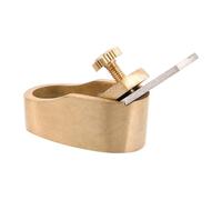 DIYEAH Mini Wood Planer Brass Thumb Tool Ergonomic Micro Violin Luthier Tool for Delicate Woodworking and Instrument Supplies Solid Construction for Precision Crafting