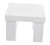 DIYEAH Mini Wooden Stool Photography Props Classic Wooden Pattern Design Portable Lightweight Easy to Move for Newborn Photoshoots and Infant Sessions