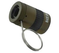 DIYEAH Miniature Pocket Monocular Telescope 2.5x17.5mm Military Green Compact Outdoor Finger Monocular for Camping Hiking and Wildlife Observation
