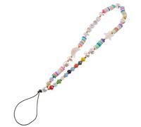 DIYEAH Moon Star Beaded Phone Charm Strap Handmade Lanyard for Mobile Phones Lightweight Wrist Strap to Prevent Loss and Accidental Dropping for Outdoor Use