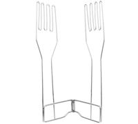 DIYEAH Multi-Functional Glove Drying Rack Iron Foldable Holder for Kitchen Gloves and Dishcloths, Silver Finish