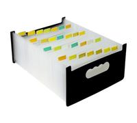DIYEAH Multi Functional Mini Accordion Document Folder File Organizer for Home Office School Travel Layers for Papers Tickets Documents Practical Storage