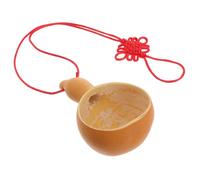 DIYEAH Multipurpose Natural Gourd Water Scoop Small Lightweight Kitchen Spoon for Washing Fruits Vegetables Hair and Watering Flowers Smooth Surface Easy to Clean Practical Craft