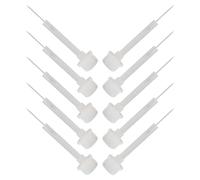 DIYEAH Nail Art Liner Brushes Replacement Heads Versatile Use 50pcs with Fine Thin Line Tips White Pp Material and Applying Other Glues Easy Replacement Tool for Nail Polish for DIY