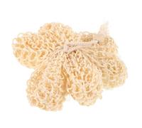 DIYEAH Natural Sisal Exfoliating Shower Ball 12x7x3cm, Skin Exfoliator Loofah Sponge for Adults, Bathroom Bath Scrubber for Dead Skin Removal and Foaming Shower