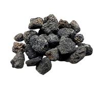 DIYEAH Natural Volcanic Rock Aquarium Stones 2-3cm Black Lava Decorative Rocks 1000g for Fish Tank Ornament and Home Aquarium Decoration