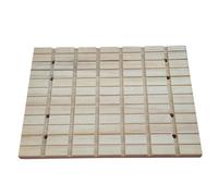 DIYEAH Natural Wood Scratch Board for Small Pets and Hamsters, Easy to Scratch Square Nail Care with Convenient Washing, to Put the Cage or Pad the Pet's Foot