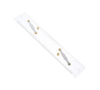 DIYEAH Nautical Mapping Ruler Nautical Scale Parallel Ruler High-precision Drafting Tool Parallel Line Drawing Tool Stainless Steel Transparent
