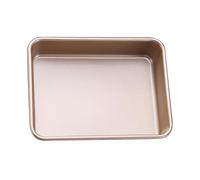 DIYEAH Non-Stick Square Baking Pan Medium Carbon Steel Cake Tray Bread Loaf Oven Bakeware Resistant Practical Kitchen Cookware for Home
