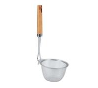DIYEAH Noodle Strainer High Temperature Tolerance Stainless Steel with Handle Multi-Function and Mesh Design and Filtering Food Spoon for Stewing and Eating Hot Pot, Kitchen Cookware