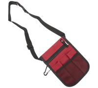 DIYEAH Nurse Bag with Multiple Pocket Compartments and Large Front Pocket, Oxford Cloth and Metal Material, Easy to Use Multipurpose Organizer with Strap for Hospital and Outdoor Use