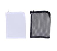 DIYEAH Nylon Mesh Filter Media Bags Reusable with Drawstring Closure and Zipper 10pcs 15x20cm Filter Replacement Bags for Aquarium and Garden Pond