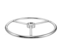 DIYEAH Office Chair Foot Spare Part Foot Rest Foot Ring Chair Base Cross Round Ring Thickened Metal Base Quick Installation for Office and Home