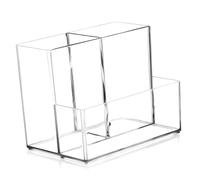 DIYEAH Organizer Skincare with Makeup Divided Acrylic or Brush Multiple Compartments Lightweight and Cosmetic Display Case Desktop for Home or Professional Use