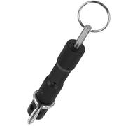 DIYEAH Outdoor Camping Trip Alarm Wire Device, Black Perimeter Trip Alarm with Pull Ring Trigger, Early Warning Security System for Property Safety and Hiking Protection