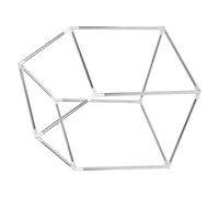 DIYEAH Outdoor Dog Playpen Frame with Easy Assembly Design and Impact Resistant Metal and Plastic Material, Suitable for Pets and Rabbits in Silver Colour for Dog Kennel and Chicken Coop