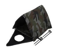 DIYEAH Outdoor Small Insulated Cat House Weatherproof Shelter with Windproof Design for Winter Outdoor Pets, Warm Cozy Outside Cat Kennel in Jungle Camouflage