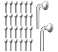 DIYEAH Pallet Racking Locking Pin 100 Pcs M5 Heavy Duty Iron Corrosion-Resistant Pins for Workshop and Home Storage Safety