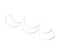 DIYEAH Paper Towel Holder White Bathroom Kitchen Cloud Shape Toilet Paper Roll Shelf Organizer Wall Mounted