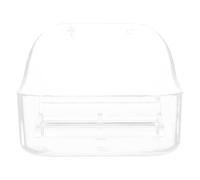 DIYEAH Parakeet Bath for Cage Bird Shower Box Lightweight Stable 4.99x4.72x3.73in Convenient Bird Bathtub Decoration Suitable for Sparrows