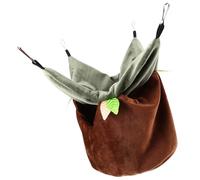 DIYEAH Parrot Hanging Hammock Warm Bird Nest Bed Large Size Cozy Winter Sleeping Bag for Cockatiels, Parakeets, and Small Birds Cage Accessory