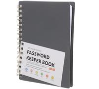 DIYEAH Password Book Organizer with Alphabetical Tabs for Website Logins A6 Size Small Password Notebook for Home Office