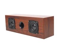 DIYEAH PC Speaker: Wooden Portable Multimedia Speaker - USB Powered Sound Bar Featuring 4Ω Impedance and In-line Control for Laptop and Studio