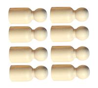 DIYEAH Pcs DIY Miniature Dolls Wooden Peg Doll Kit for Painting Craft Toys for Boys and Girls