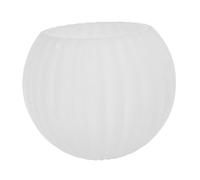 DIYEAH PE Plastic Light Shade Replacement for Ceiling Fixture Anti-Aging Globe Lampshade with Aperture Lightweight Modern Lamp Cover for Dining Living and Office