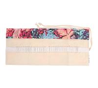 DIYEAH Pencil Roll up Case Capacity Canvas Pencil Wrap Organizer for Art Supplies Slots Portable Design for Students and Artists