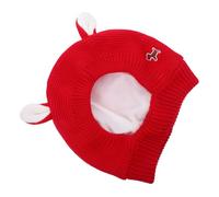 DIYEAH Pet Dog Knitted Hat Large Cozy Winter Windproof Funny Costume Prop for Dogs Outdoor Activities