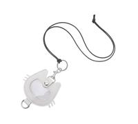 DIYEAH Pet Hair Storage Keychain for Cat Owners Car Keyring Stylish Keepsake for Remembering Dead Pet