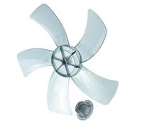 DIYEAH Plastic 5-blades for Pedestal Standing Replacement Fan and Blades Design with Silent Operation and Convenient to Clean Accessory