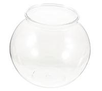DIYEAH Plastic Fish Decor Bowl for Fish and Shrimp with Easy to Clean Feature Suitable for Desktop and Shop Use Modern Compact Design