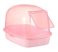DIYEAH Plastic Hamster Sand Bath Box for Squirrel and Hedgehog, Small Pet Sand Bath Container with Simple Elegant Design, Sanitary and Beneficial to Pet's Health, to Put the Pet Cage
