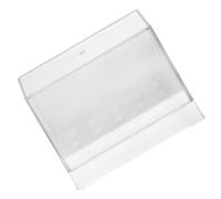 DIYEAH Plastic Nail Drill Bits Storage Organizer Box 10-slot Grinding Head Display Base White for Nail Tech Salon Use