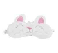 DIYEAH Plush Rabbit Sleeping Eye Mask, Soft Breathable Eye Shade with White Crown Design, Cute Sleep Mask for Travel and Restful Sleep